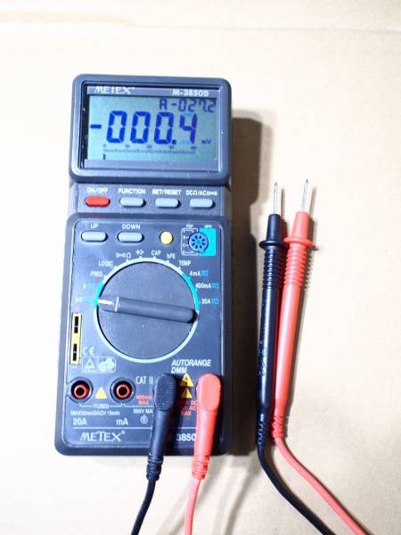 METEX Digital Maultimeter M-3850D マルチメータ 電流電圧計(電気計測器)｜売買されたオークション情報 ...
