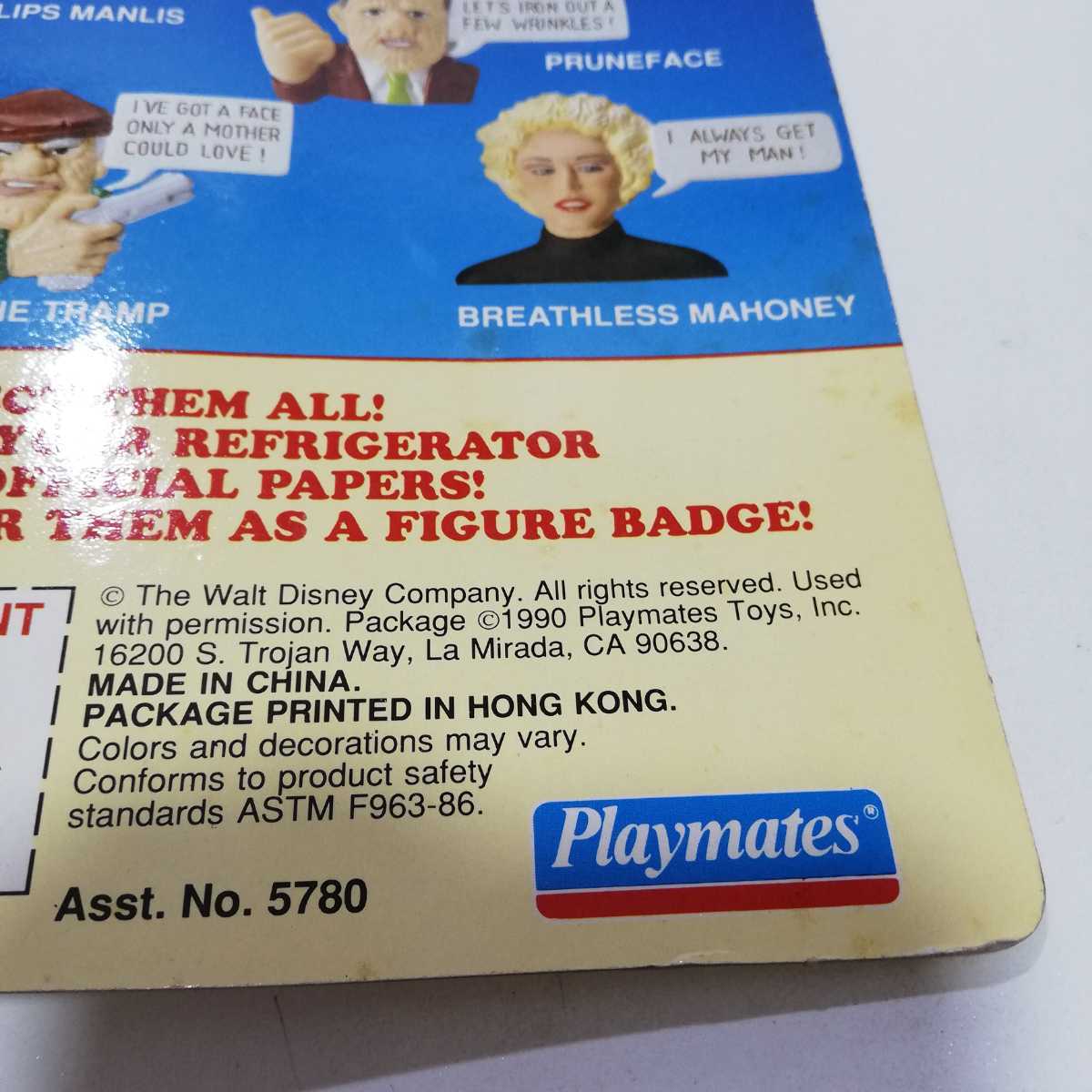 1990 Playmates DICK TRACY Clip-On Magnet AL BIG BOY CAPRICE 