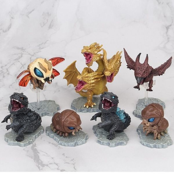 ≪注目商品≫ 7体セット ゴジラシリーズ ミニフィギュア 怪獣 セット