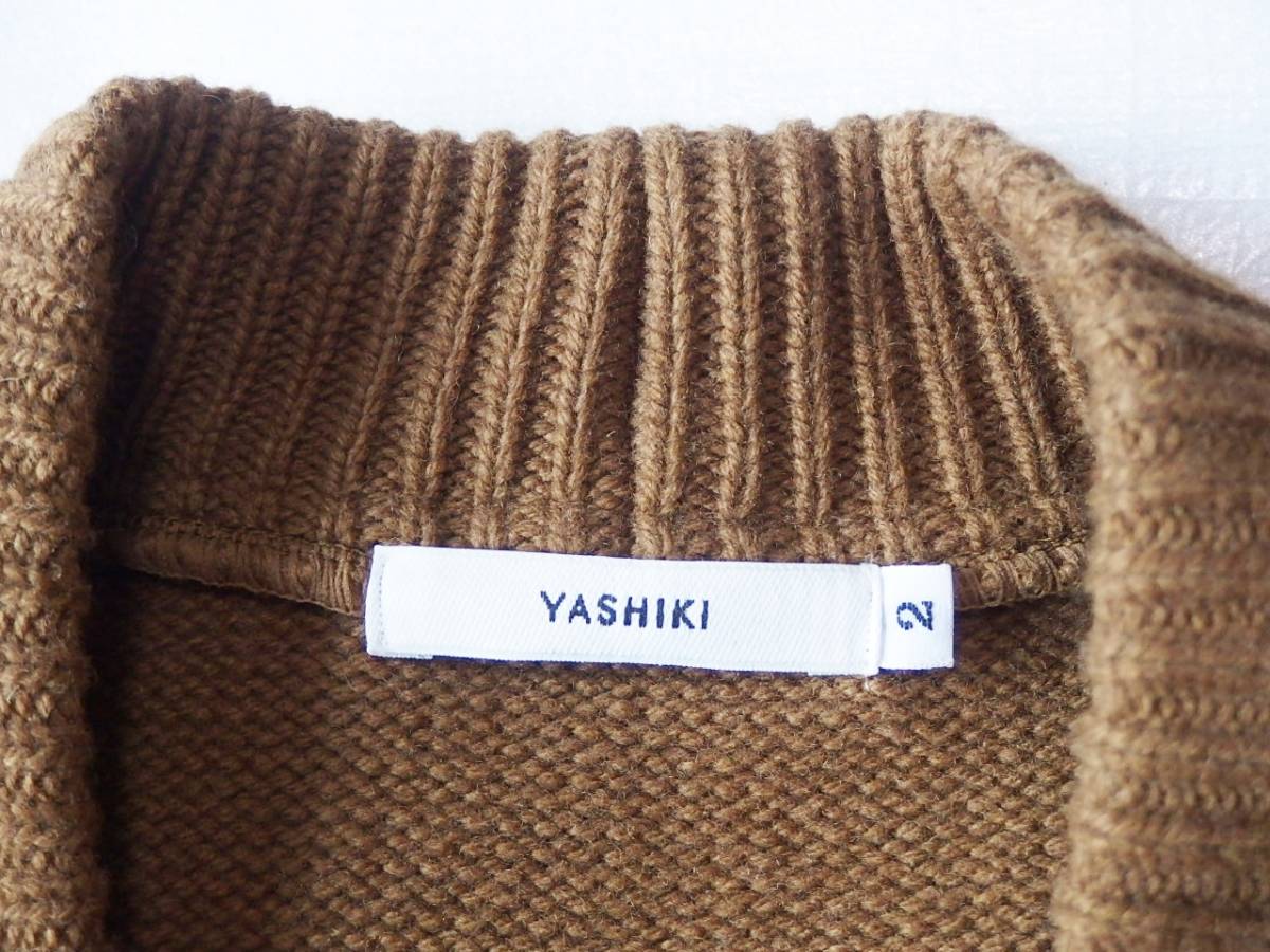 19AW YASHIKI ヤシキ Minori Hanten Knit 半纏ニットカーディガン 2 