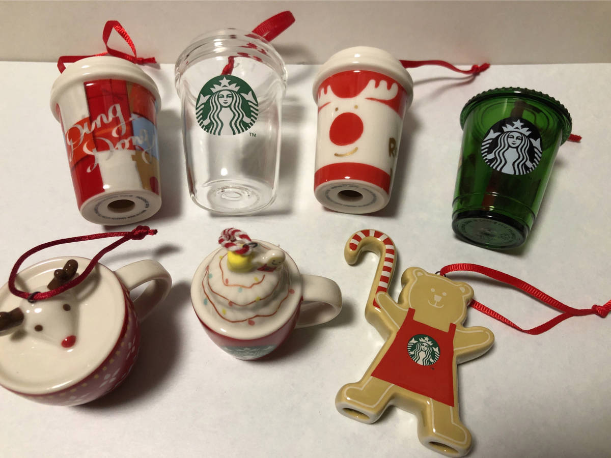 スタバ クリスマス オーナメント 7つセット 【公式通販】