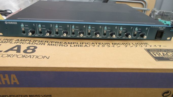 ヤマハ MLA8② 8チャンネル・マイク・プリアンプ ジャンク処分品 MLA8