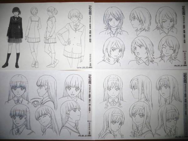 アニメ アマガミSS 設定資料集 61枚(原画、設定資料集)｜売買された