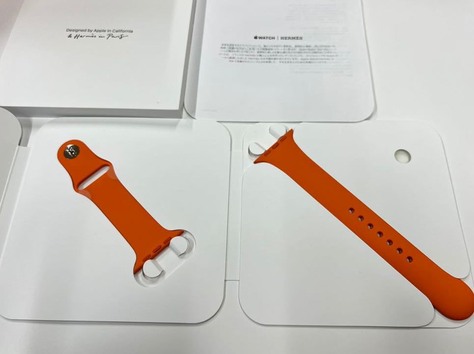 Apple Watch HERMES Series 限定 オレンジ スポーツバンド 45mm Apple Watch HERMES Series 限定 オレンジ スポーツバンド 45mm