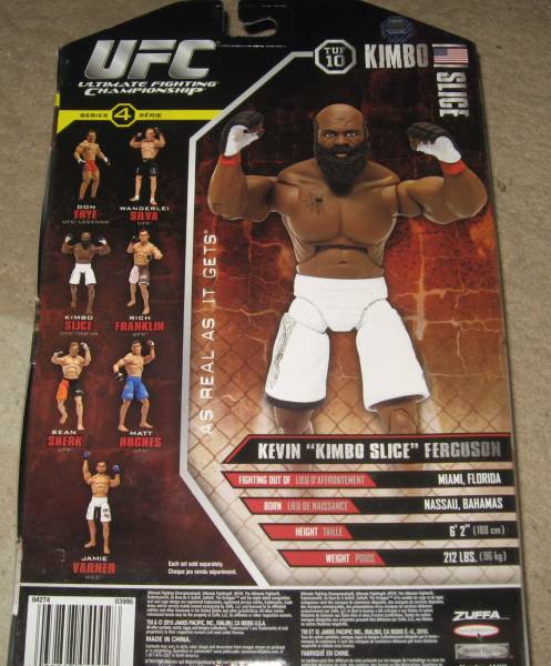 未開封 UFC フィギュア 3体まとめ キンボ・スライス ジェンス