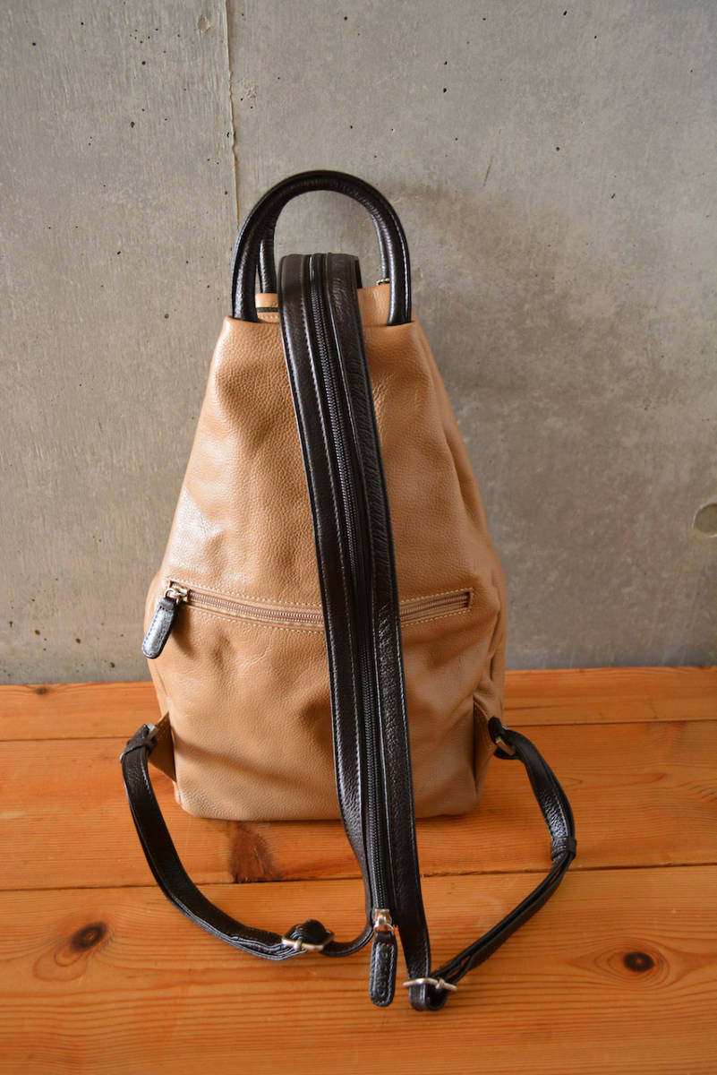 美品□ ドイツ PICARD ピカード □レザー 2WAY リュックサック/ボディ 