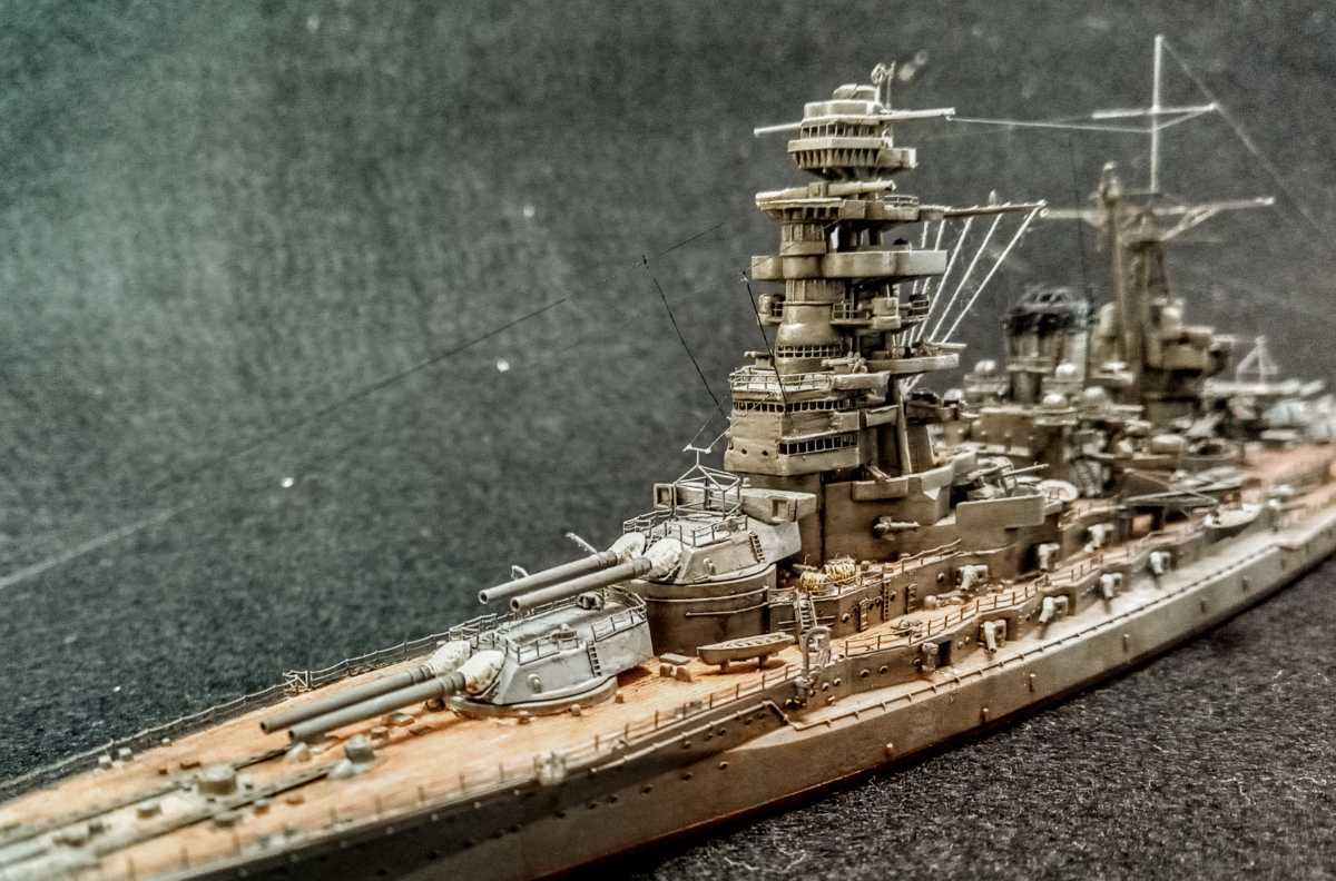 旧日本帝国海軍 長門　ハセガワ　1/700 