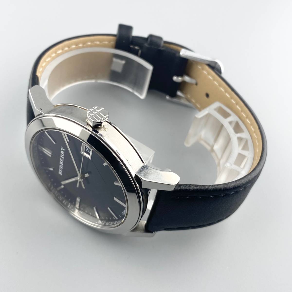 1円～】BURBERRY バーバリー 腕時計 メンズ BU9001 ブラック文字盤 