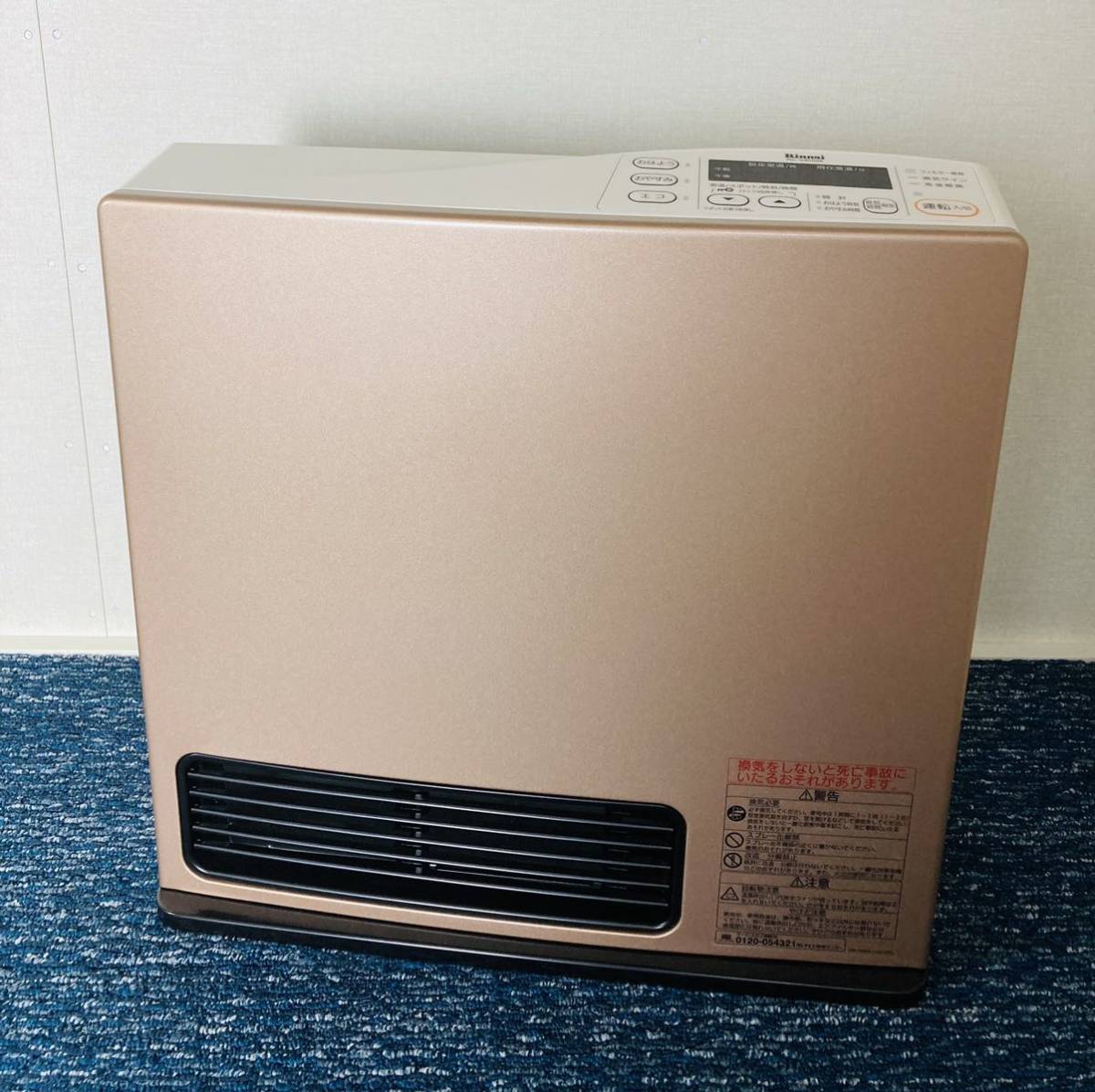 N3528c 美品 ノーリツ 都市ガス用ファンヒーター GFH-4004D 大阪ガス