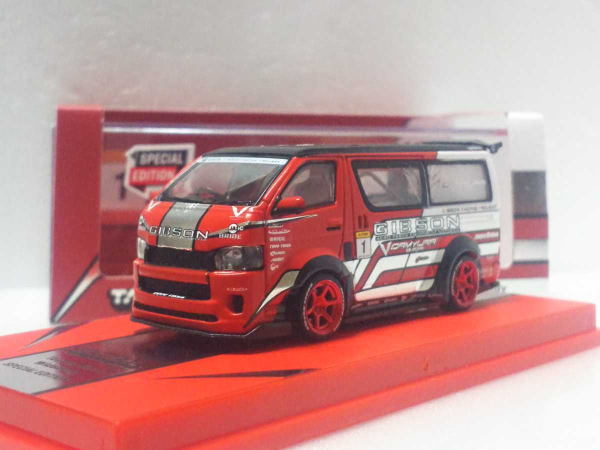 100%新品，正規品 Tarmac 1/64 トヨタ ハイエース ワイドボディ 香港トイカーサロン ターマックワークス Hiace HK ToyCar Salon GIBSON ギブソン デモカー(乗用車)｜売買されたオークション情報、yahooの商品情報をアーカ 乗用車