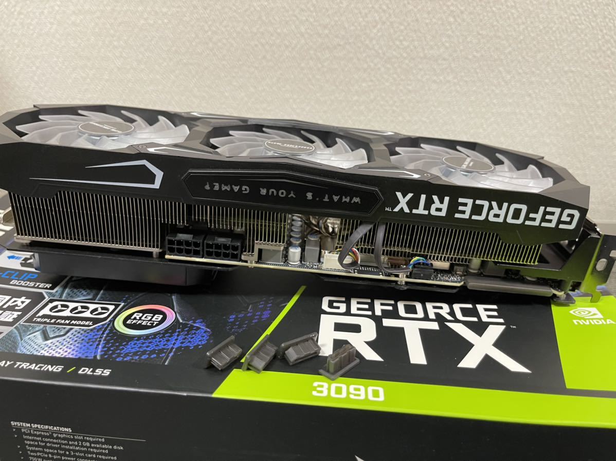 玄人志向 GeForce RTX 3090 GALAKURO GAMING GG-RTX3090-E24GB - Non