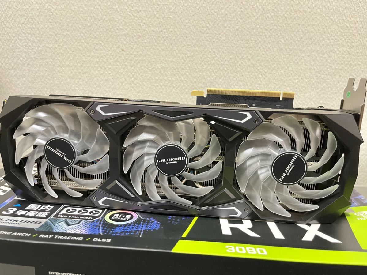 玄人志向 GeForce RTX 3090 GALAKURO GAMING GG-RTX3090-E24GB - Non