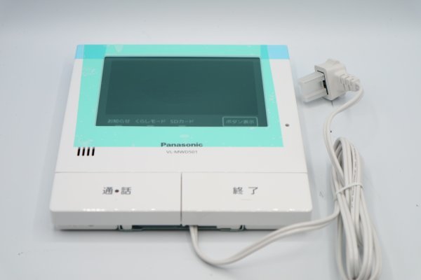 Panasonic テレビドアホン 親機 VL-MWD501 住まい、インテリア 防災