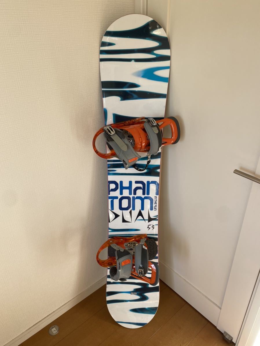 美品 ファントム スノーボード in the sun 153cm バートン カスタム 