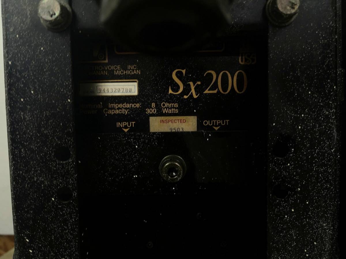 EV/Electro Voice エレクトロボイス SX200 2ウェイモニタースピーカー