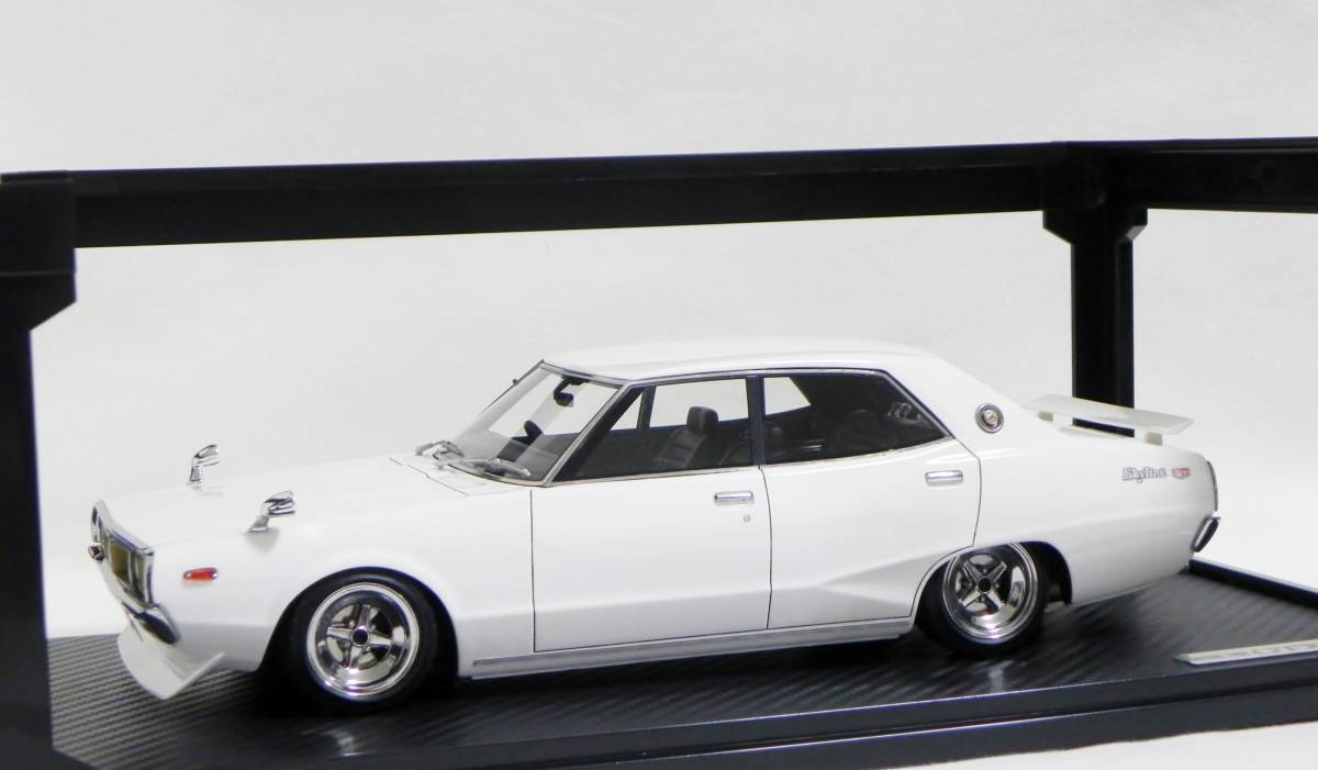 IG 1984 1/18 Nissan Skyline 2000 GT-X (GC110) White IG 1984 1/18 Nissan Skyline 2000 GT-X (GC110) White