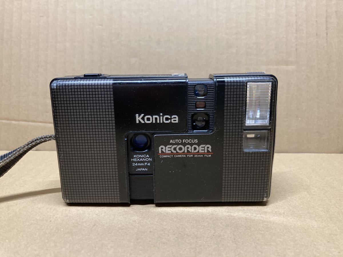 Konica Recorder Hexanon free The FotoStrobo Konica RECORDER HEXANON 24mm F4 コンパクトカメラ AUTO FOCUS