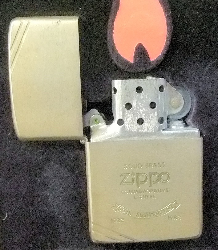 ZIPPO ジッポー 50周年記念ライター 6個セット 1932-1982 SOLID BRASS