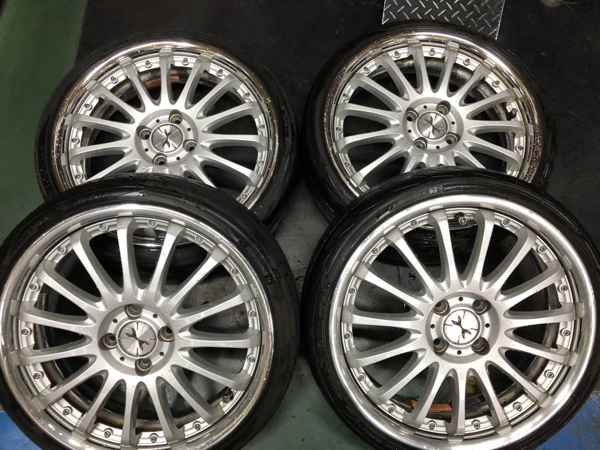 軽自動車用！中古タイヤホイール『ウエッズ　マーベリック　17インチ』『Ｓドライブ　165/40Ｒ17』4本セット マーベリック | 4本 205&frasl;40R17 ホイール4本セット タイヤホイル4