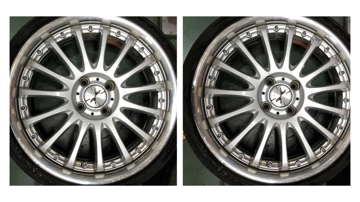 軽自動車用！中古タイヤホイール『ウエッズ　マーベリック　17インチ』『Ｓドライブ　165/40Ｒ17』4本セット マーベリック | 4本 205&frasl;40R17 ホイール4本セット タイヤホイル4