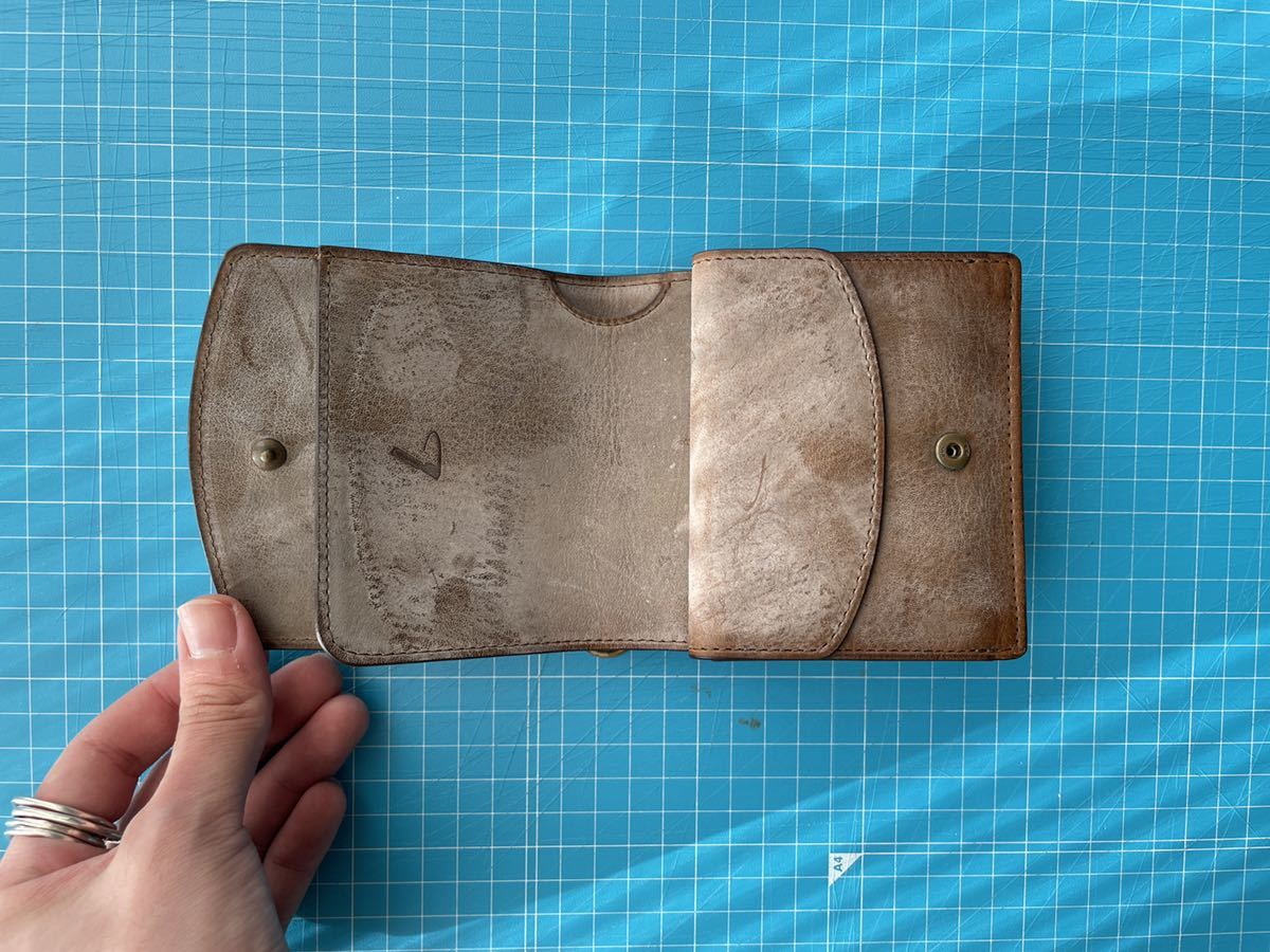 土屋鞄 二つ折り財布 ハンドメイド ブラウン 【公式通販】