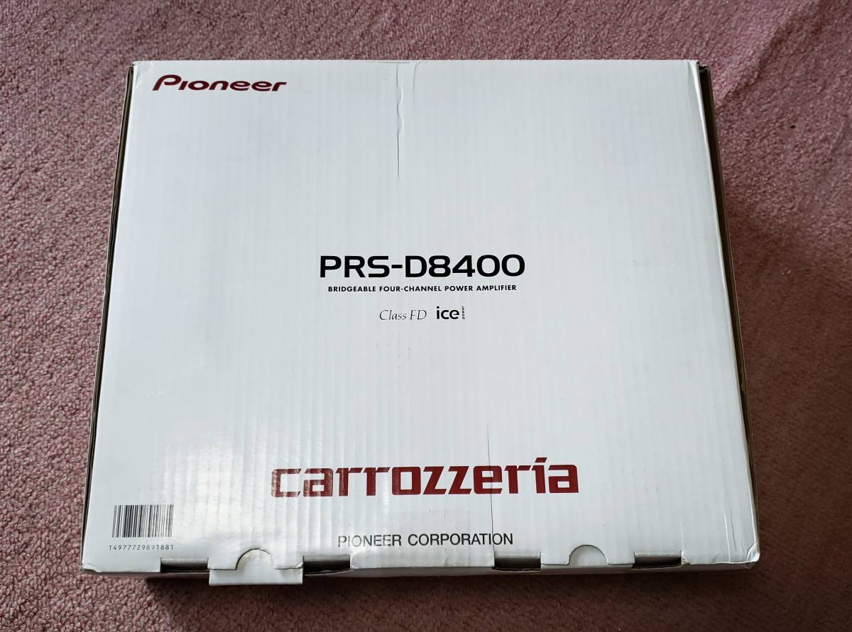 カロッツェリア PRS-D8400 パワーアンプ 4ch 中古 PRS-D8400