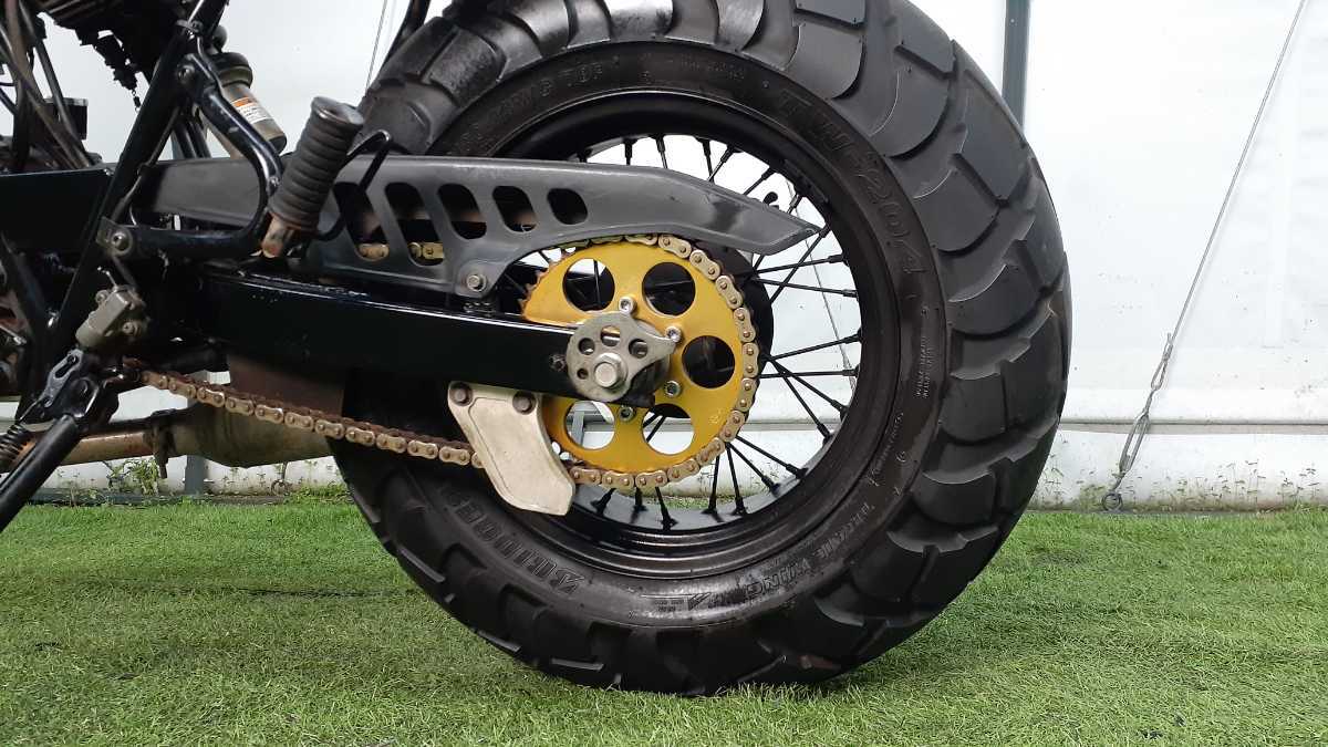 実動 DG07J スカチューン スパトラマフラー 試運転動画あり TW200 