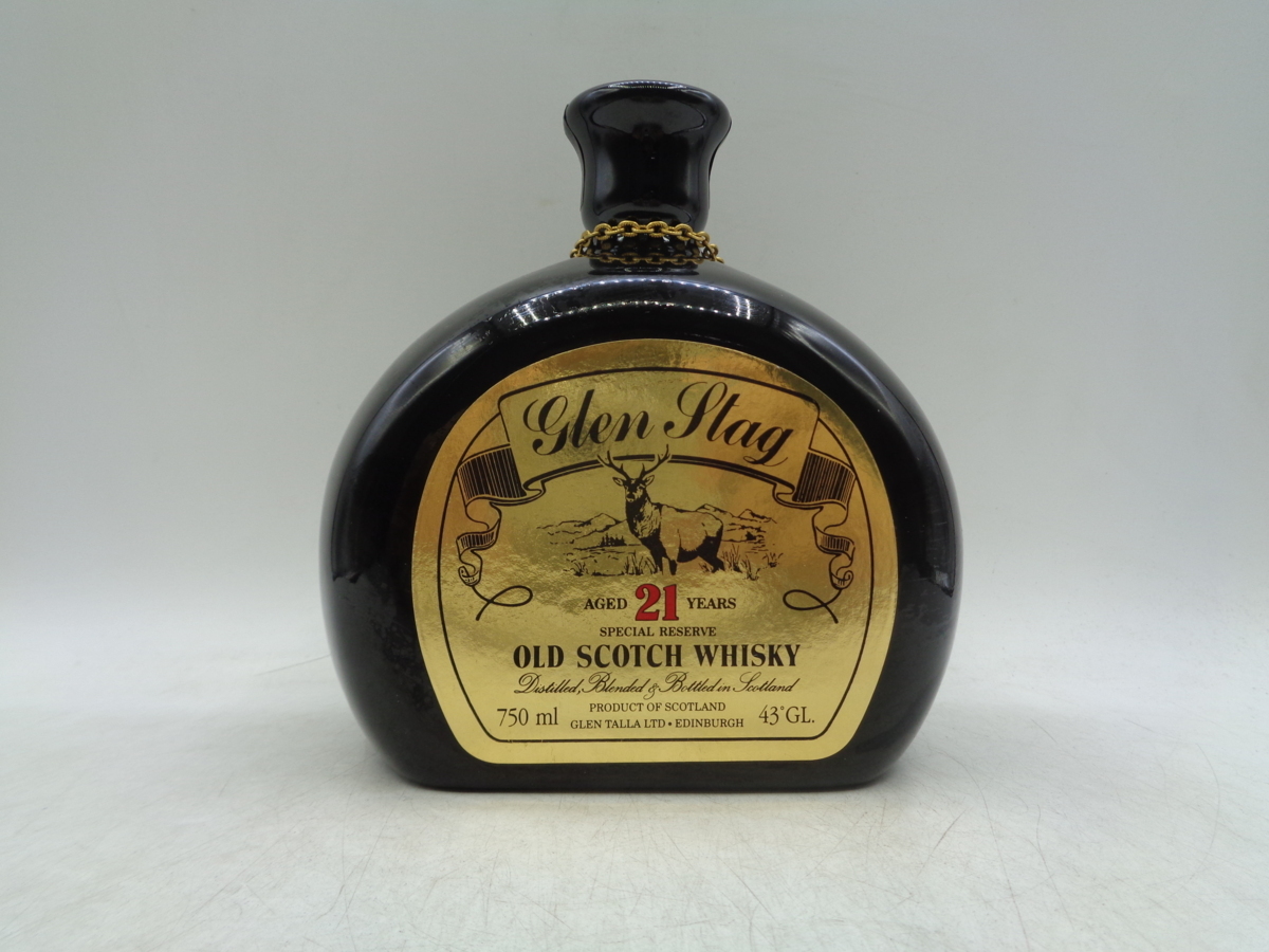 正規品，2025 GLEN STAG 21年 グレンスタッグ スコッチ ウイスキー 陶器 750ml 43% 古酒 X74674(ハイランド)｜売買されたオークション情報、yahooの商品情報をアーカイブ公開 - オークファン シングルモルト