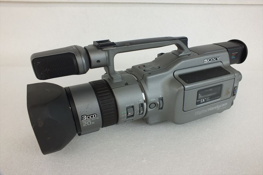 □ SONY ソニー DCR-VX1000 ビデオカメラ 5.9-59mm 1:1.6 中古 現状品