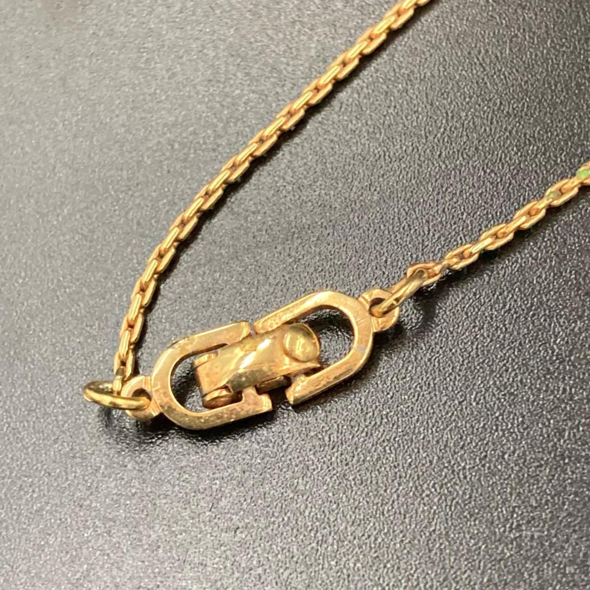 Vintage Dior CDロゴ　喜平チェーン　ネックレス　ゴールド　ロング Dior ディオール CDロゴ ロングネックレス ゴールドカラー 喜平型 Dior