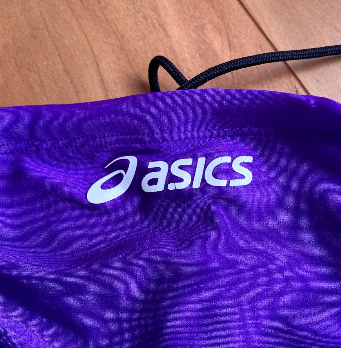美品】asics / ハイドロCD / パープル / Lサイズ / 初期ロゴ / 光沢