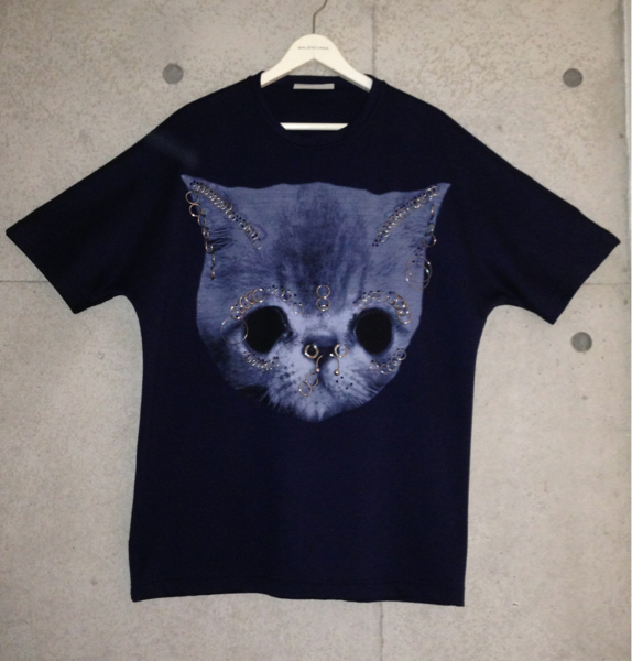 13ss shaun samson キャット×ピアス Tシャツ Gdragon 清水翔太(Lサイズ 