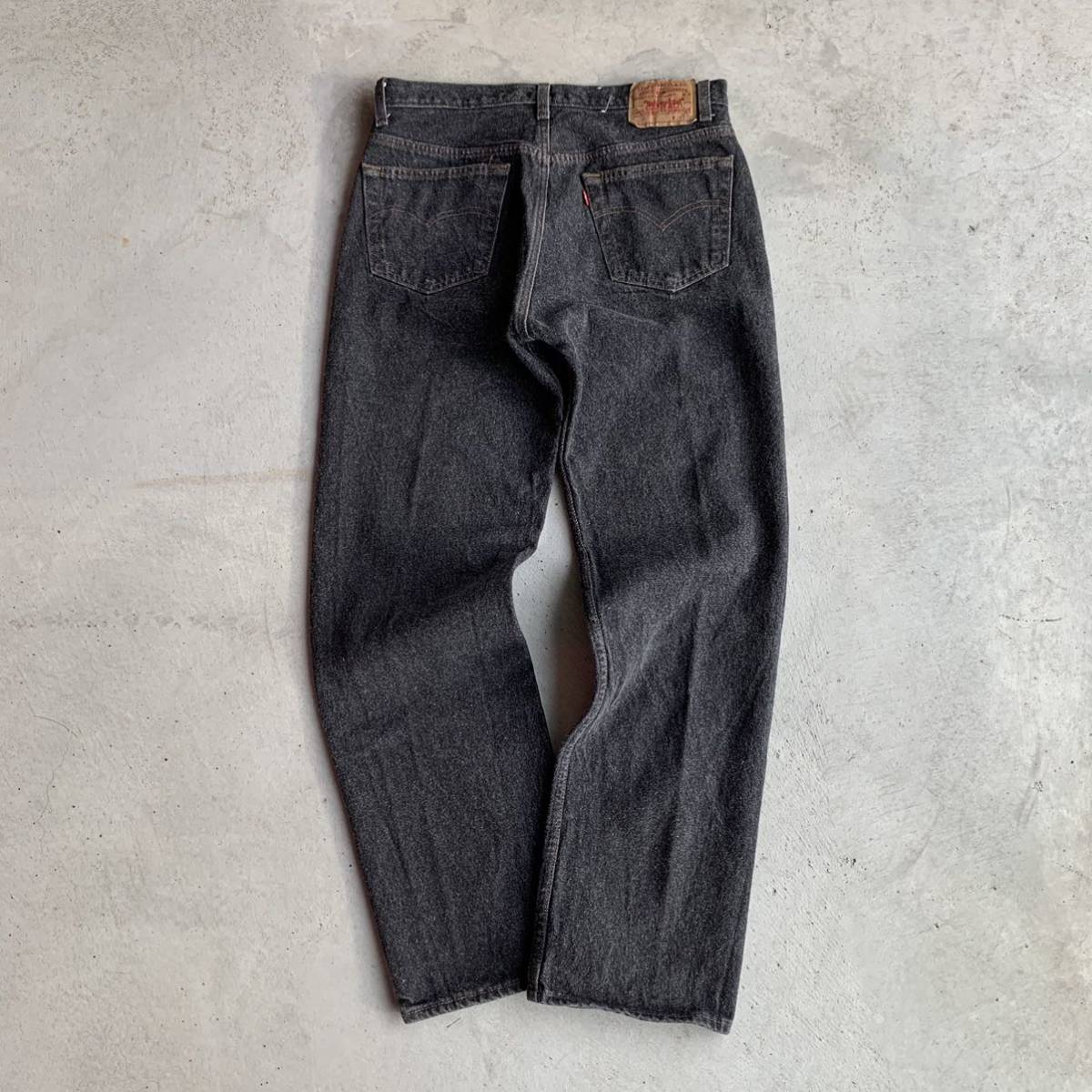 極上 ノンウォッシュ】90's Levi's 501 先染め ブラック 黒 W34 × L30
