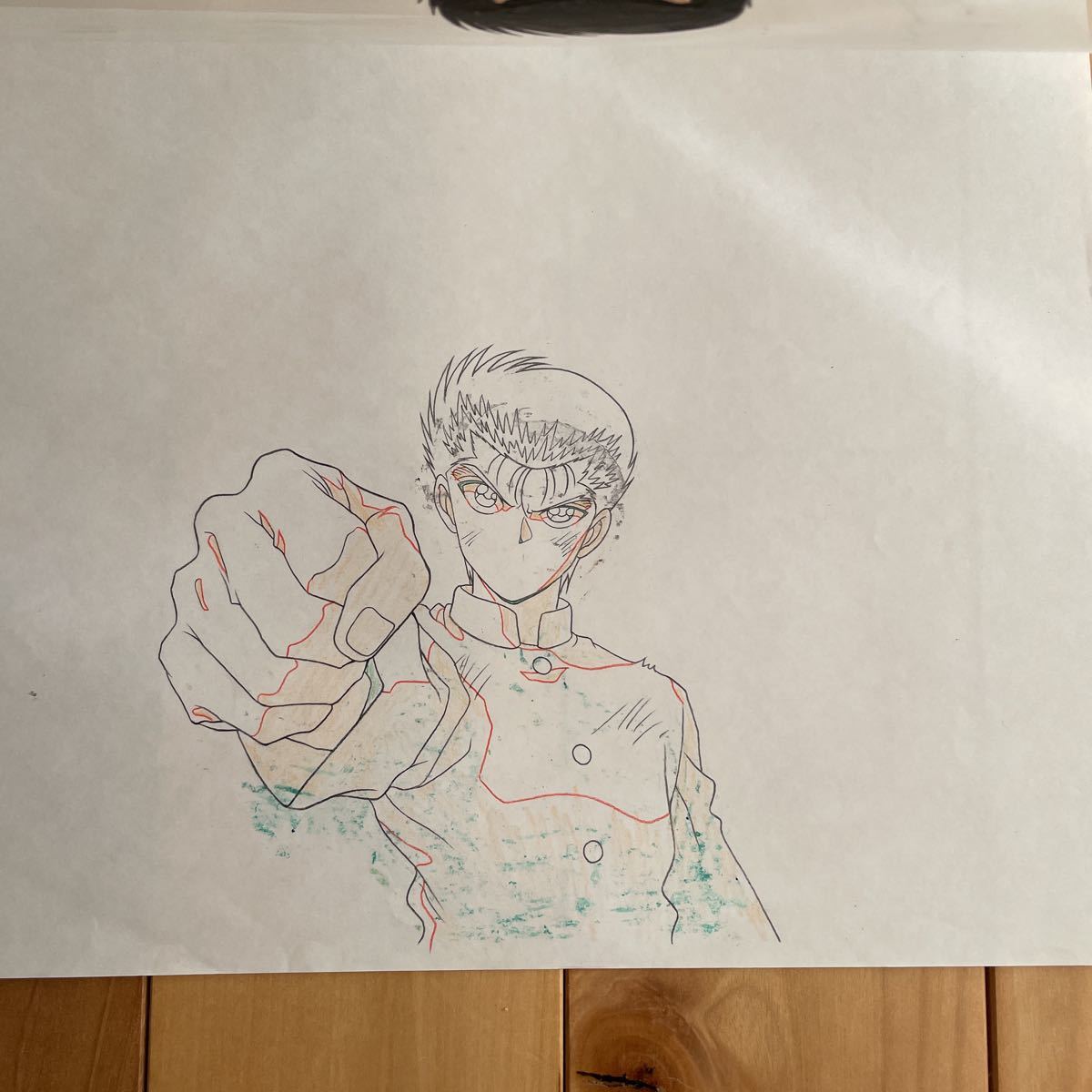 冨樫義博 壁紙 浦飯幽助 セル画 幽遊白書 背景付 浦飯