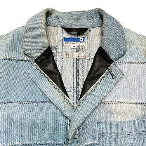 UNITED ARROWS BLUE LABEL Punah plus パッチワーク 再構築 レザー 