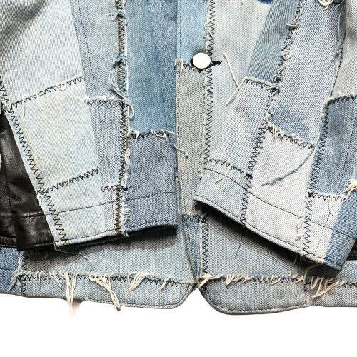 UNITED ARROWS BLUE LABEL Punah plus パッチワーク 再構築 レザー 