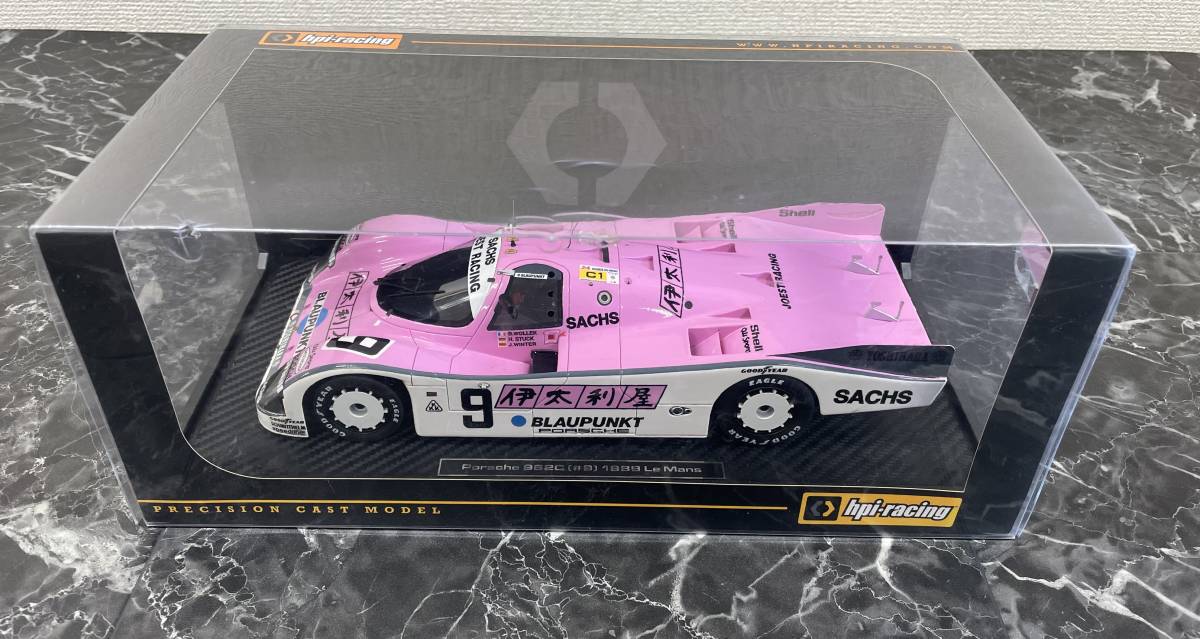 中古ミニカー】hpi・racing レジンモデル 1/18 Porsche 962C (＃9