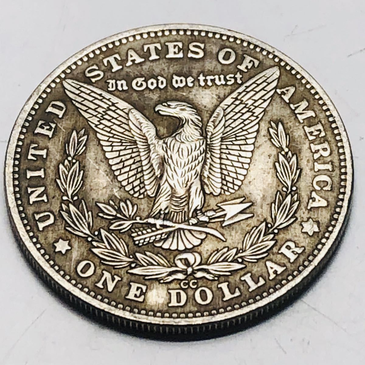 外国硬貨 アメリカ合衆国 ルンペン記念幣 モルガンuc57大型銀貨 22g(北