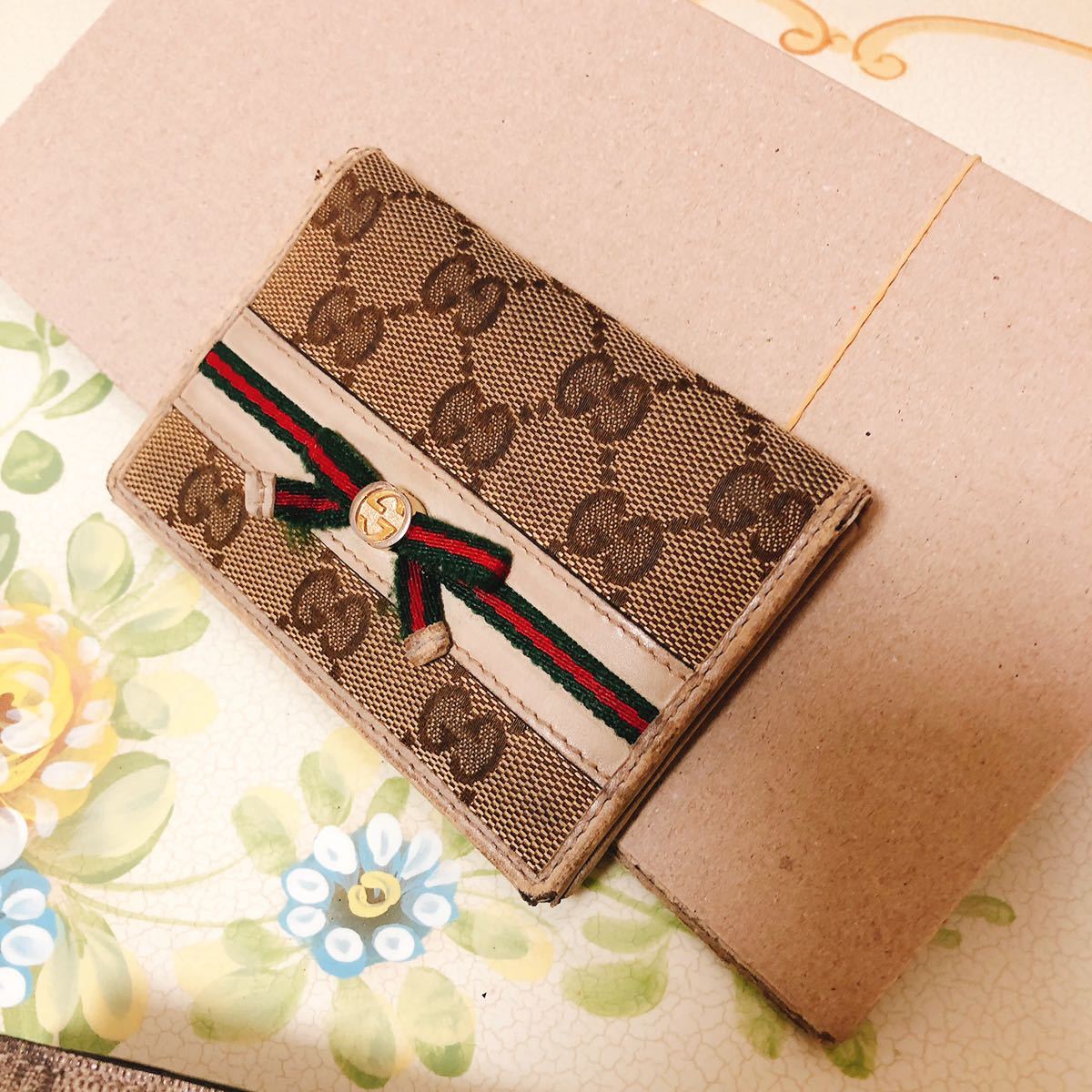 グッチ シェリーライン GUCCI 長財布 ⁄ オールドグッチ⁄長財布