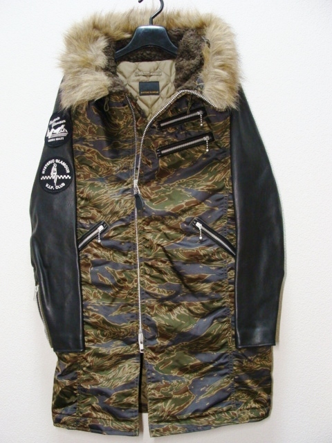 【HYSTERIC GLAMOUR】ジャケット ワッペン カモフラ 迷彩 Hysteric Glamour ヒステリックグラマー ◇ タイガー カモフラ 迷彩 袖