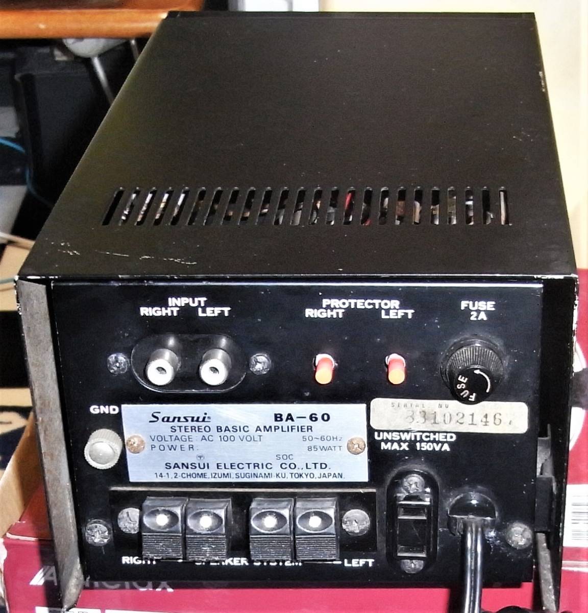 BA-60 Sansui パワーアンプ サンスイ SANSUI ジャンク ステレオ BA-60