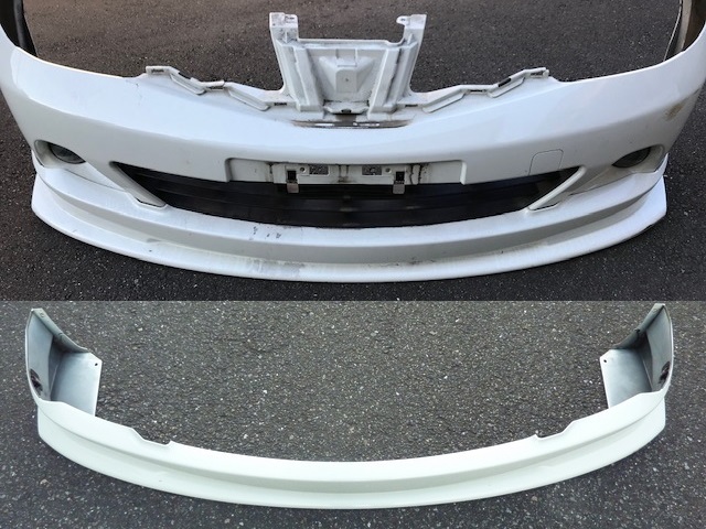 日産ティーダ C11用純正オプションニスモフロントリップスポイラー 
