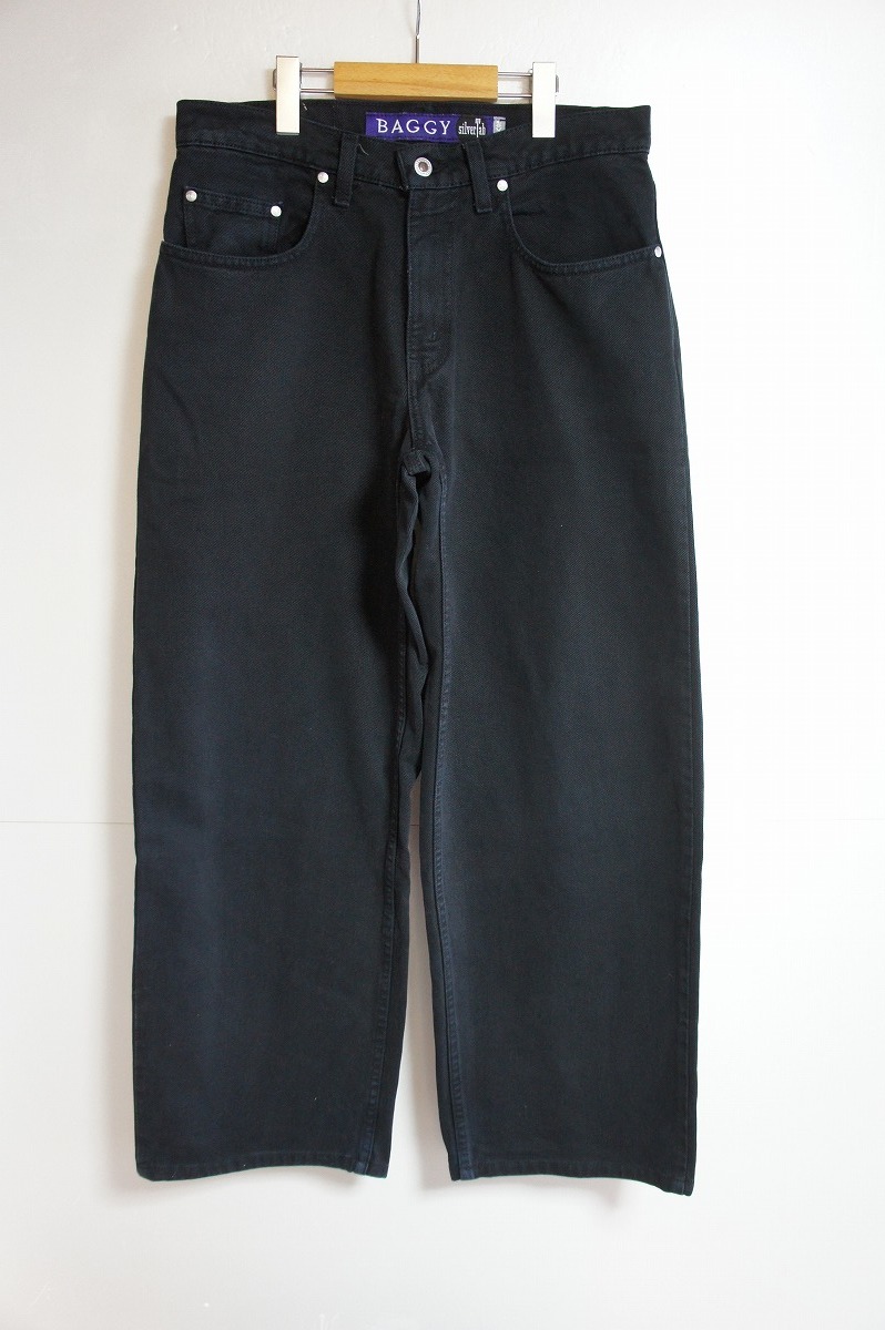  96年製 LEVI'S リーバイス Silver Tab シルバータブ BAGGY バギー デニムパンツ 黒 ブラック USA製 ビンテージ W30L32 1031L(W30)｜売買されたオークション情報、yahooの商品情報をアーカイブ公開 - オ W30