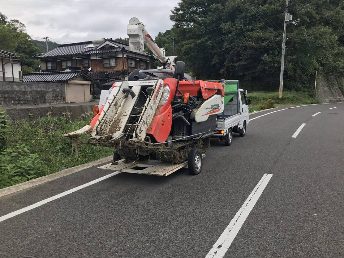 中古コンバイントレーラー牽引フック （引き取り限定）(運搬車