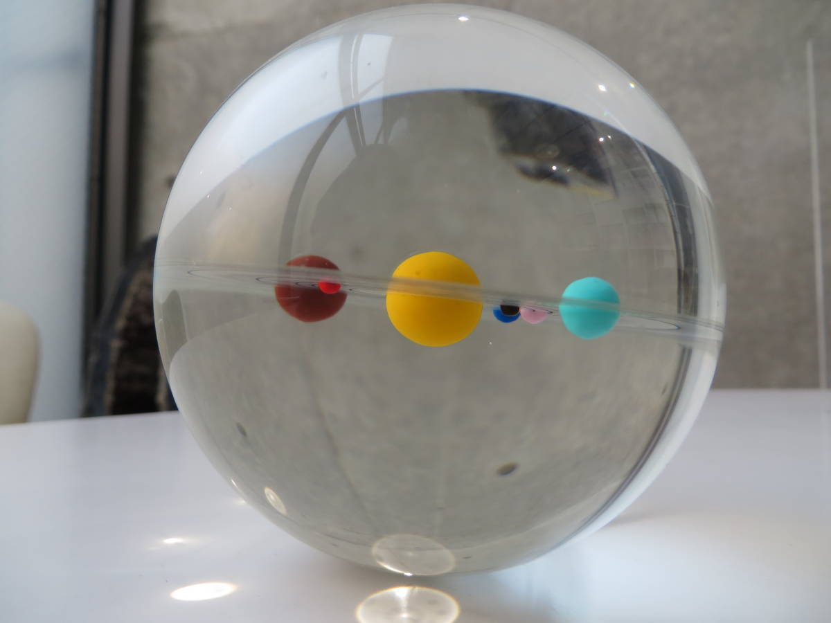 太陽系 儀 ガラス 球
