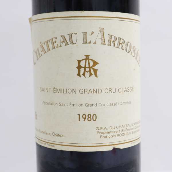 Chateau L'arrosee（シャトー ラ ロゼ）1980 12.5% 750ml ※液面低下