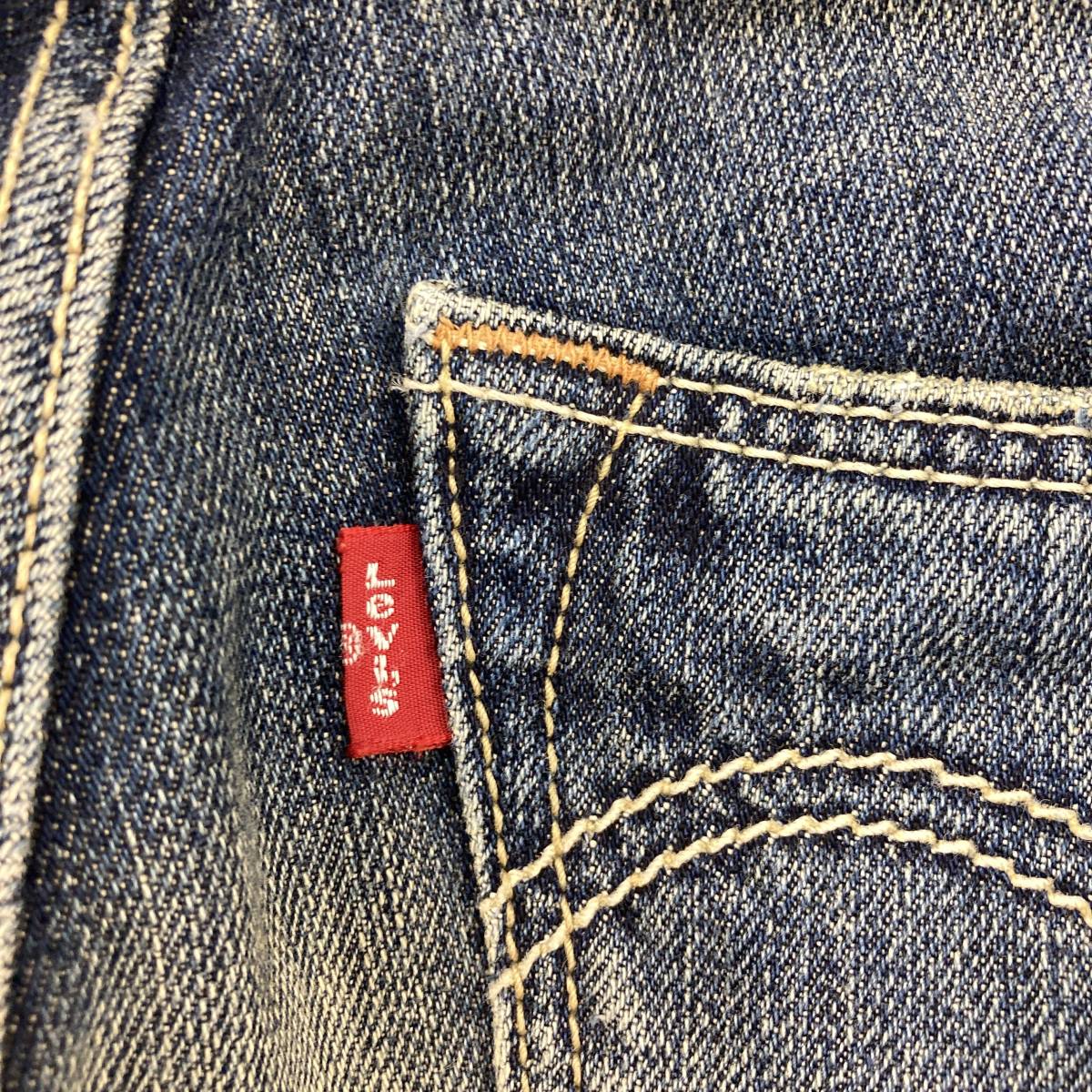 ✨美品✨Levi's 505 Slim Straight パッチワークジーンズ Levi's リーバイス 505 slim straight ダメージ加工 デニムパンツ W29