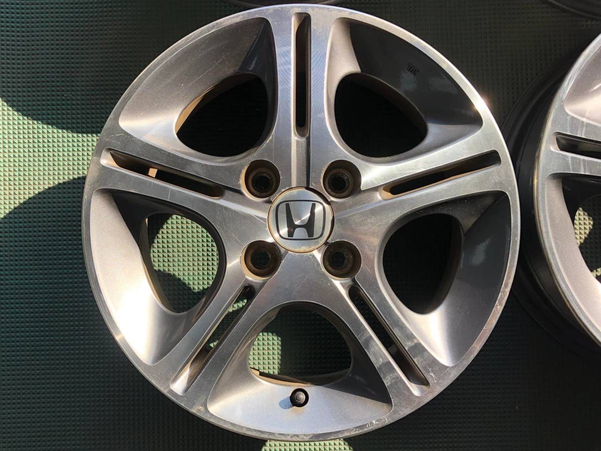 ホンダ ゼスト 純正アルミホイール 14インチ 4.5J PCD100 4H +45 中古