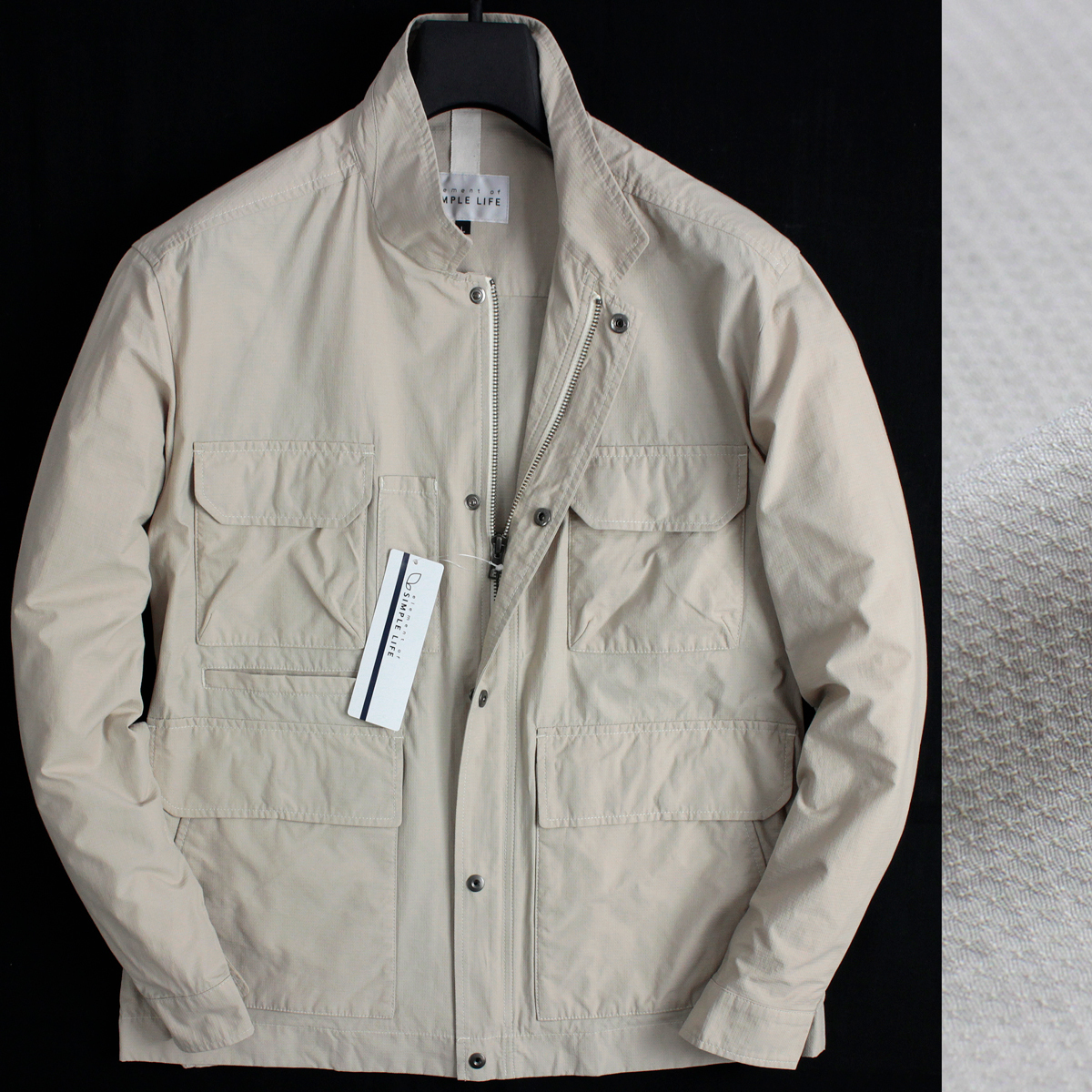 新品 定価1.9万 シンプルライフ 軽量 ジャケット L 秋冬 SIMPLE LIFE 