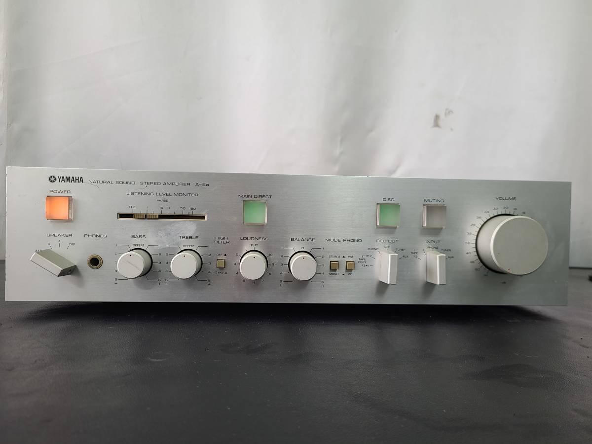 ■105■ YAMAHA A-6a プリメインアンプ 【音出し確認済み】